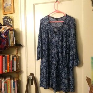American eagle mini dress. Paisley print.  boho. Good for layering